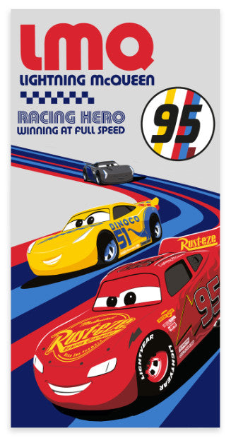 Disney Cars Full Speed vannas dvielis, pludmales dvielis 60x120cm
