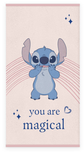 Disney Lilo un Stitch burvju vannas dvielis, pludmales dvielis 60x120cm