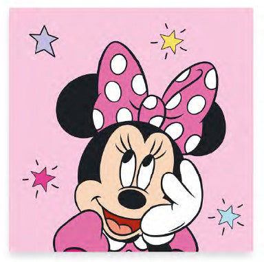 Disney Minnie Star roku dvielis, sejas dvielis, 30x30cm