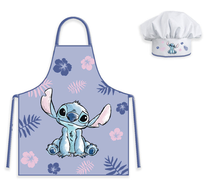 Disney Lilo un Stitch violets bērnu priekšautu komplekts ar 2 daļām