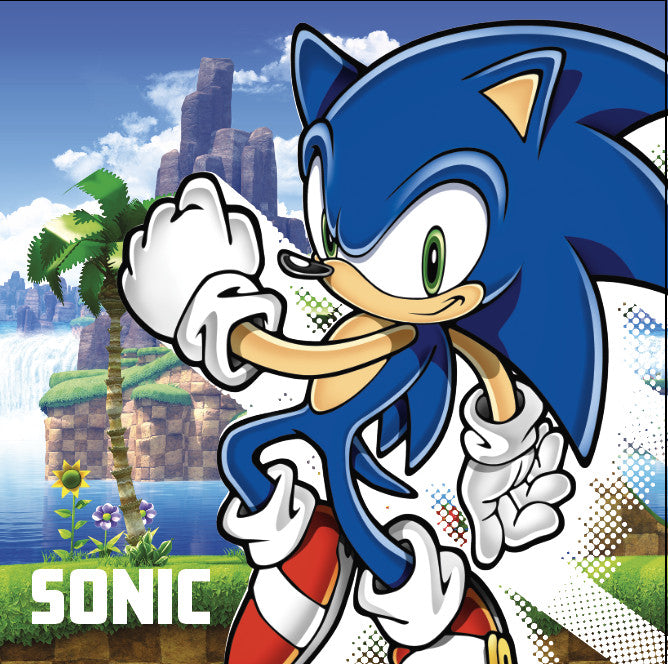 Sonic the Hedgehog sala Sonic the Hedgehog roku un sejas dvielis, 30x30cm
