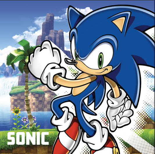 Sonic the Hedgehog sala Sonic the Hedgehog roku un sejas dvielis, 30x30cm