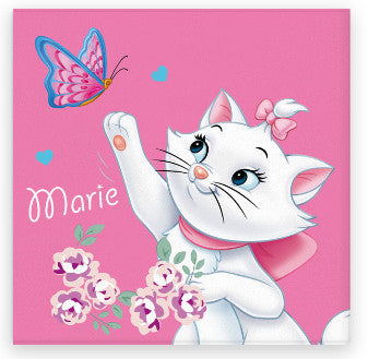 Disney Marie Butterfly kaķa roku dvielis, sejas dvielis, dvielis 30x30cm