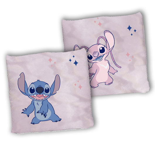 Disney Lilo un Stitch rozā dekoratīvais spilvens 40x40 cm