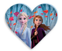 Disney Frozen lapas formas spilvens, dekoratīvs spilvens 35x30 cm velūrs