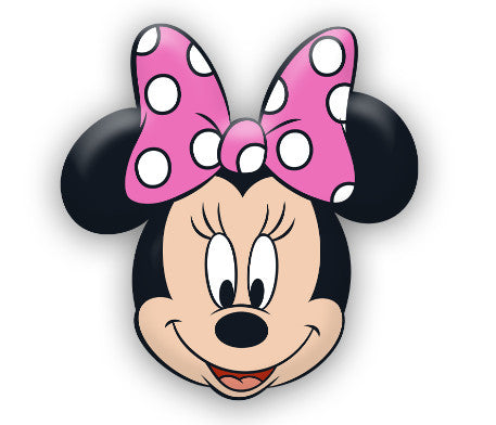 Disney Minnie lapas formas spilvens, dekoratīvs spilvens 35x33 cm samts