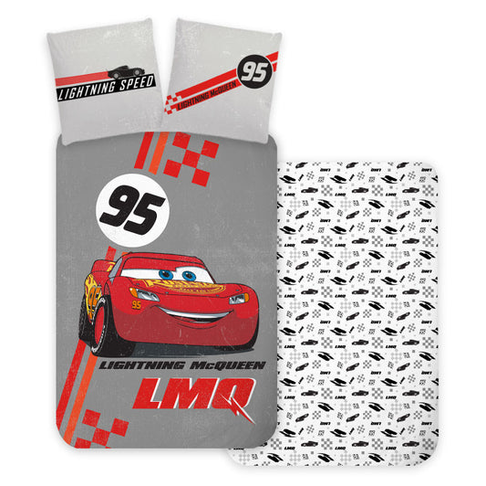 Disney Cars LMQ bērnu gultasveļas komplekts 100√ó135 cm, 40√ó60 cm
