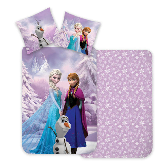 Disney Frozen Snowy bērnu gultasveļas komplekts 100–135 cm, 40–60 cm