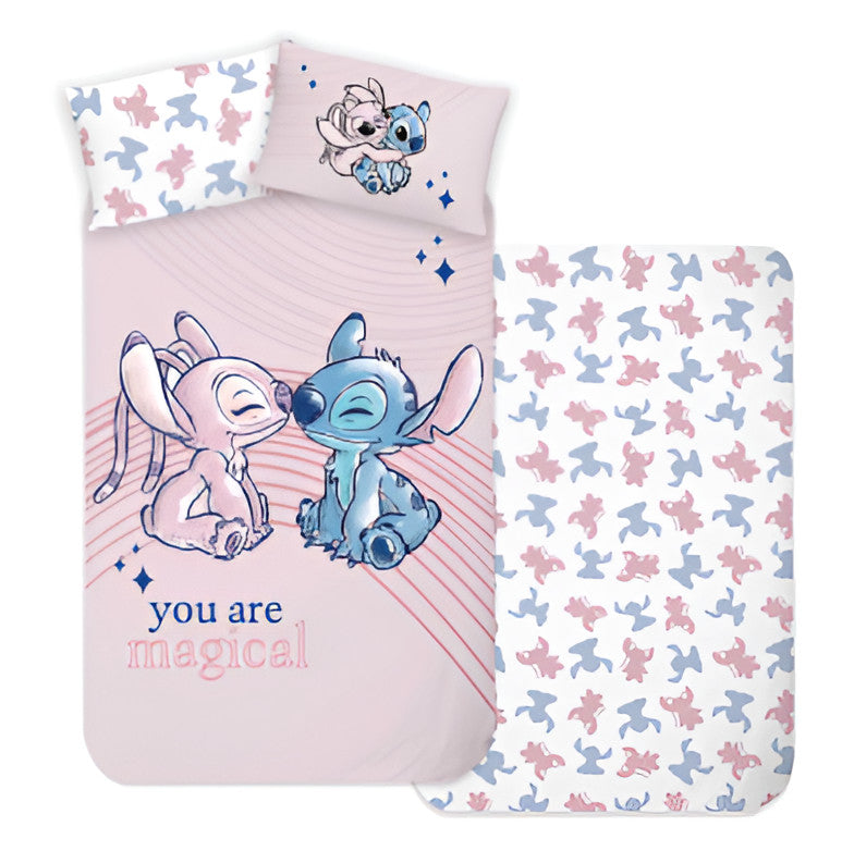 Disney Lilo un Stitch burvju gultasveļas pārvalks 140–200 cm, 70–90 cm