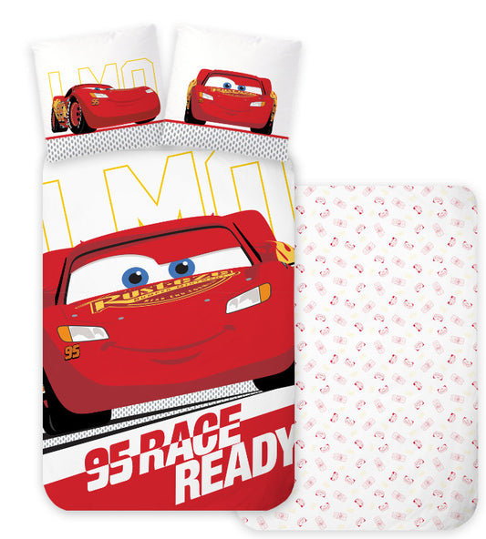 Disney Cars Ready bērnu gultasveļas komplekts 100–135 cm, 40–60 cm