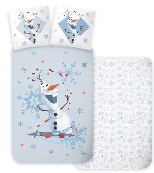 Disney Frozen Olaf bērnu gultasveļas komplekts 100–135 cm, 40–60 cm