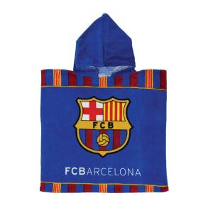 FC Barcelona pludmales dvieļu pončo 50x100 cm