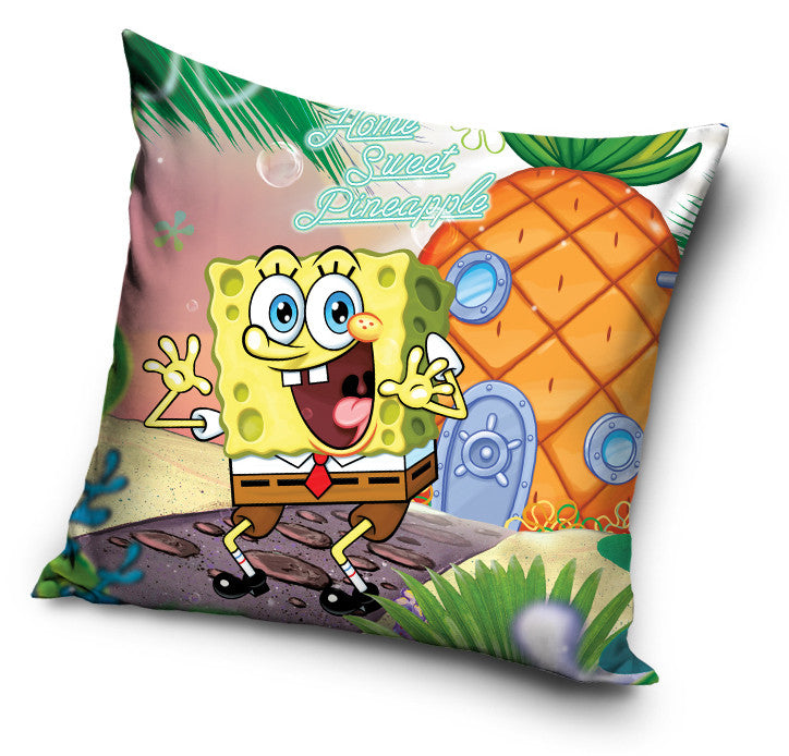 SpongeBob Home samta spilvena pārvalks 40x40 cm