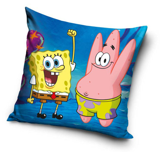 SpongeBob Patrik spilvena pārvalks 40x40 cm samts