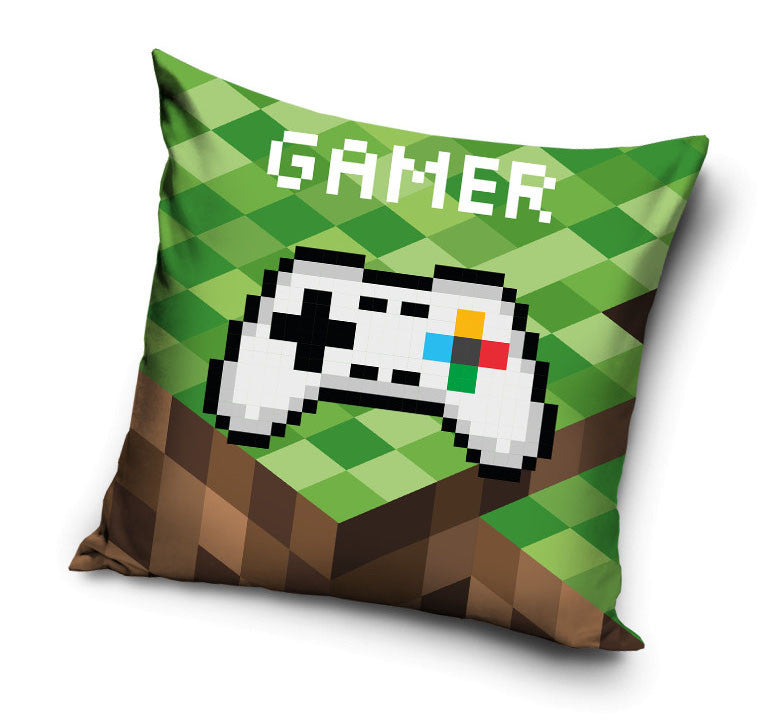 Gamer Blocks samta spilvendrāna 40x40 cm