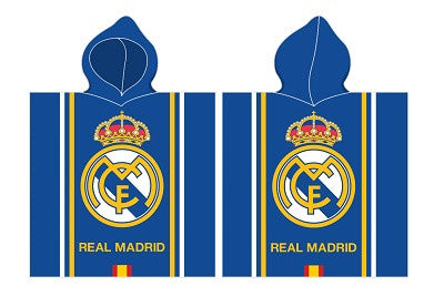 Real Madrid Gal√°cticos pludmales dvielis pončo 55x110 cm