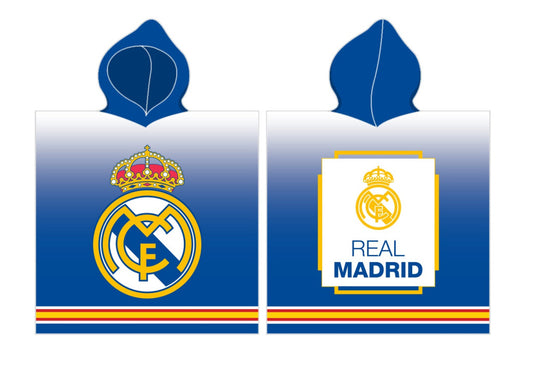 Real Madrid La Liga pludmales dvieļu pončo 55x110 cm