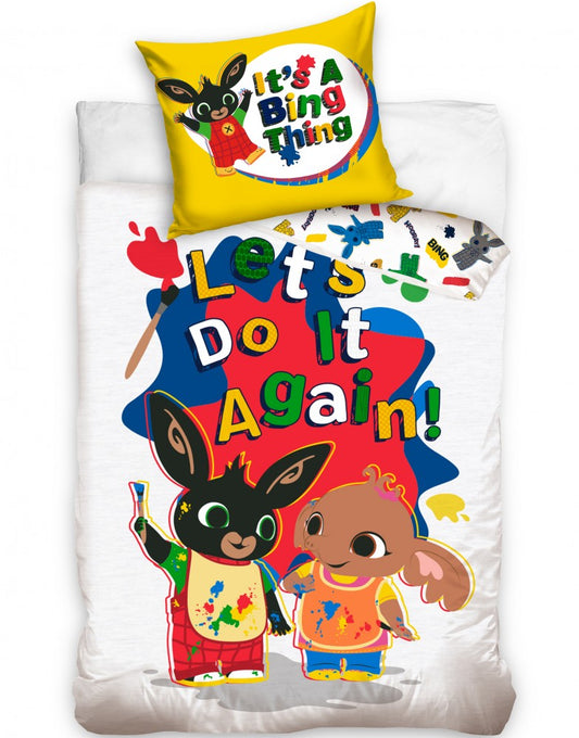 Bing gultasveļas komplekts "Lets do it" 140–200 cm, 70–90 cm