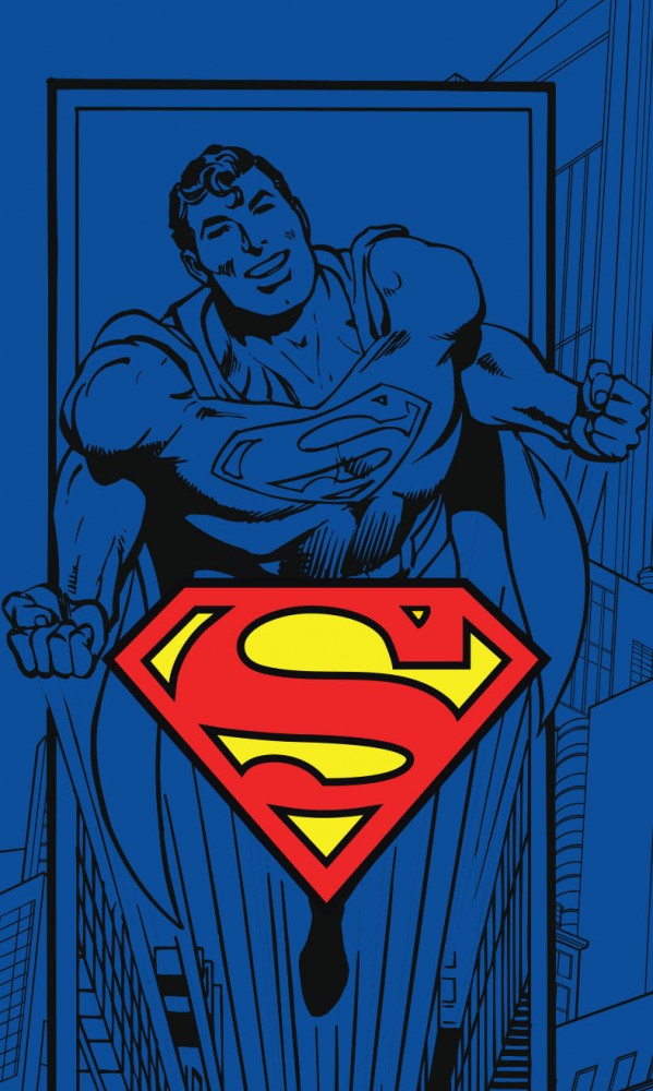 Supermena roku dvielis sejas dvielis, dvielis 30x50cm