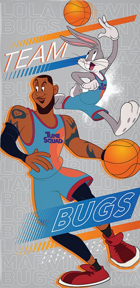 "The Looney Tunes" vannas dvielis, pludmales dvielis 70*140cm