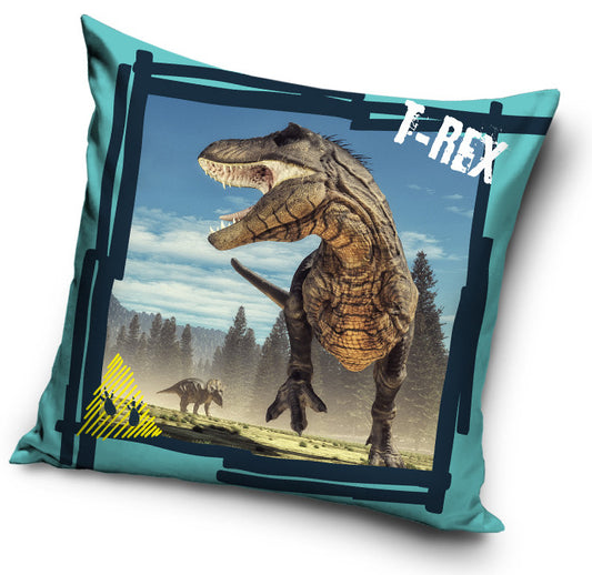 Spilvendrāna ar dinozauru 40x40 cm