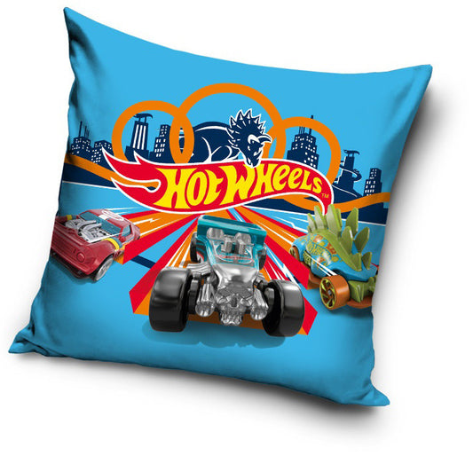 Spilvendrāna "Hot Wheels" 40x40 cm