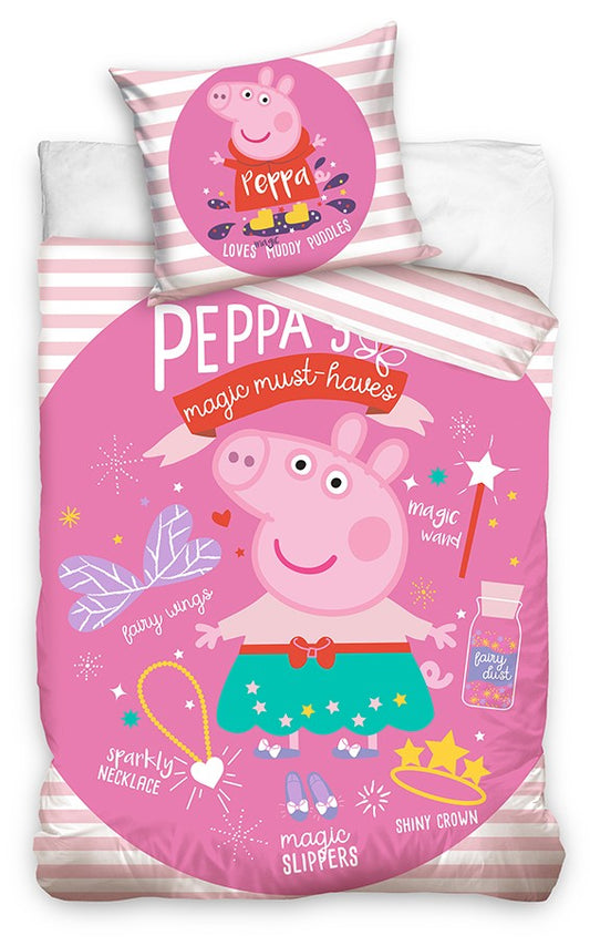Peppa Pig gultas pārklājs 140–200 cm, 70–90 cm