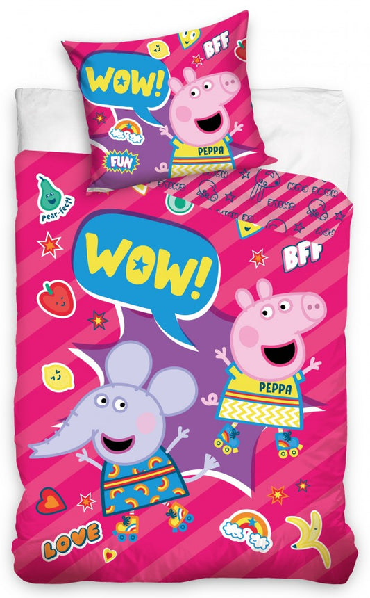 Peppa Pig gultas pārklājs 140–200 cm, 70–90 cm