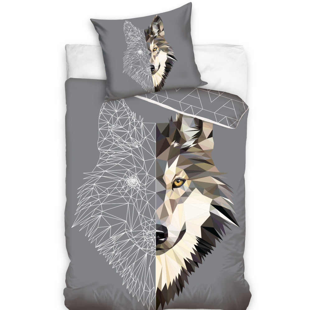 Wolf Wolf gultasveļas komplekts 140√ó200cm, 70√ó90 cm