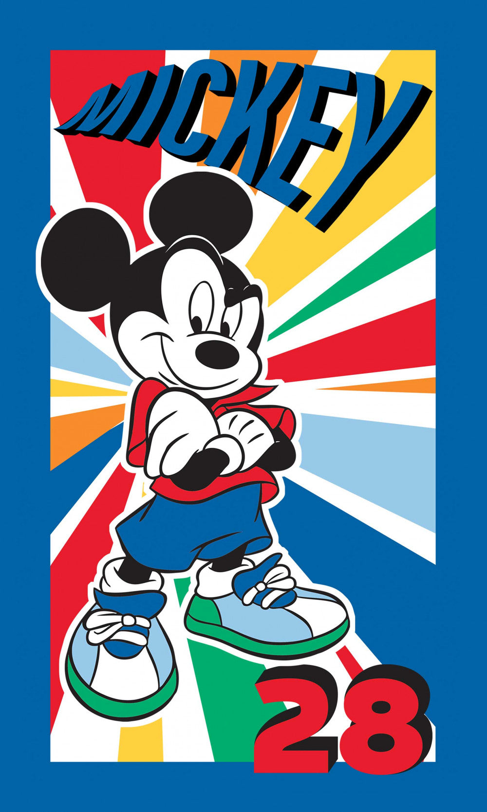 Disney Mickey Player 28 roku un sejas dvielis, 30x50cm