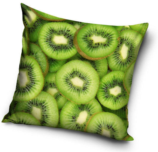 Spilvena pārvalks "Augļi un kivi" 40*40 cm