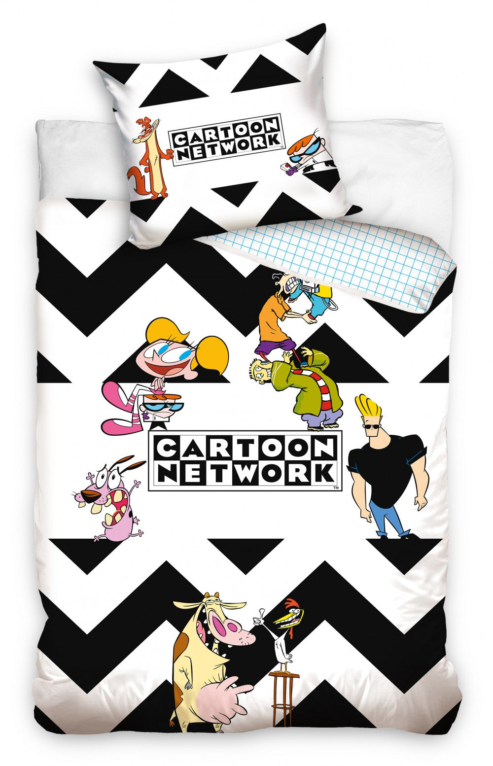 Cartoon Network gultasveļas pārvalks 140–200 cm, 70–90 cm