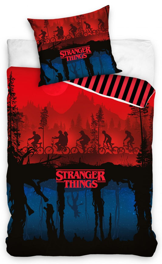 "Stranger Things" gultasveļas komplekts 140–200 cm, 70–90 cm
