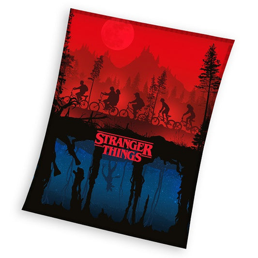 Stranger Things otrādi koraļļu flīsa polārā sega 150x200cm