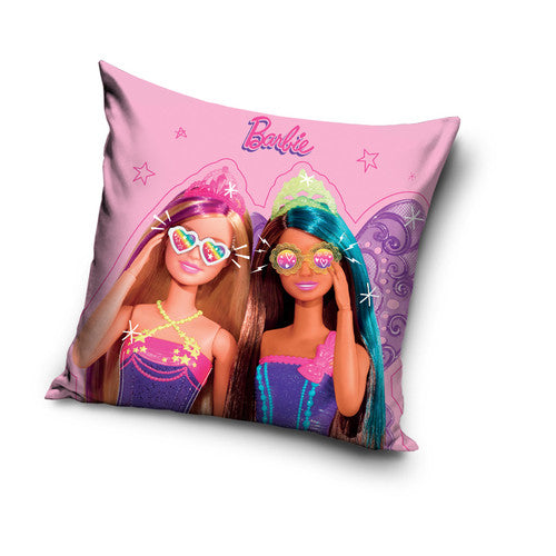 Barbie saulesbriļļu samta spilvena pārvalks 40x40 cm