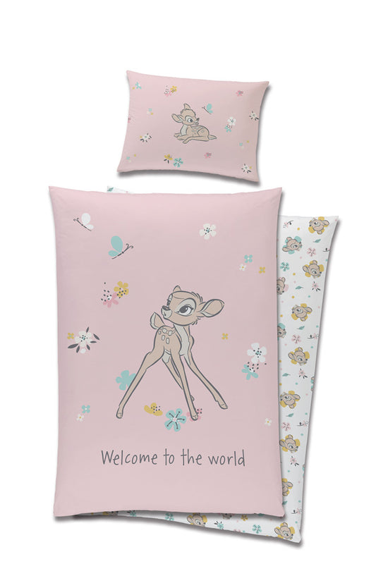 Disney Bambi bērnu gultasveļas komplekts 100x135 cm, 40x60 cm