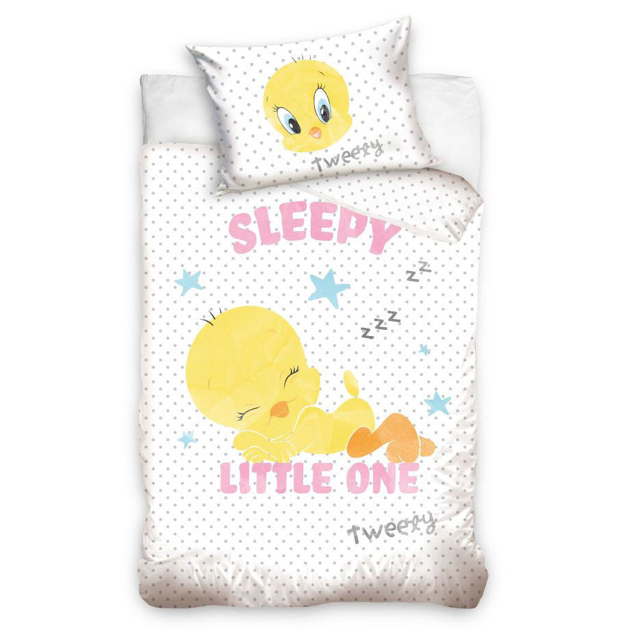 Looney Tunes Sleepy bērnu gultasveļas komplekts 100–135 cm, 40–60 cm
