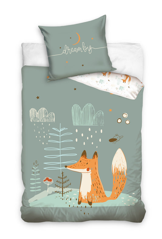 Fox Forest gultasveļas komplekts 140–200 cm, 70 x 90 cm