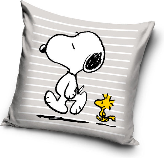 Snoopy Woodstock dekoratīvais spilvens 40x40 cm velūrs