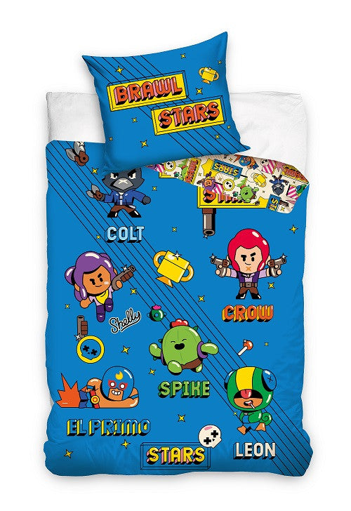 Brawl Stars Heroes gultasveļas pārvalks 140–200 cm, 70 x 90 cm