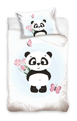 Panda bērnu gultasveļas komplekts 100x135 cm, 40x60 cm