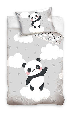 Panda Cloud bērnu gultasveļas komplekts 100x135 cm, 40x60 cm