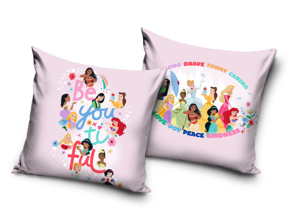 Disney Princess skaistais spilvena pārvalks 40x40 cm samts