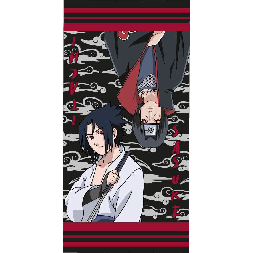 Naruto Uchiha Brothers vannas dvielis, pludmales dvielis 70x140cm