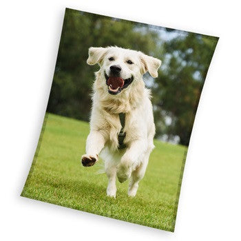 Suņu Happytail retrīvera koraļļu flīsa polārā sega 150x200cm