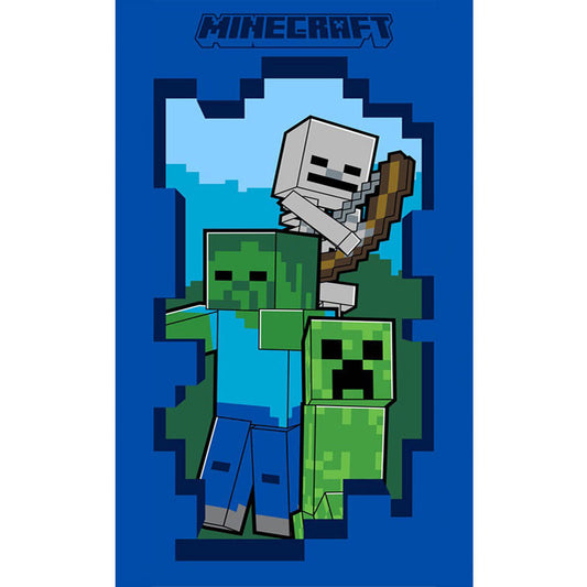 Minecraft Beware dvielis, sejas dvielis, roku dvielis 30x50 cm