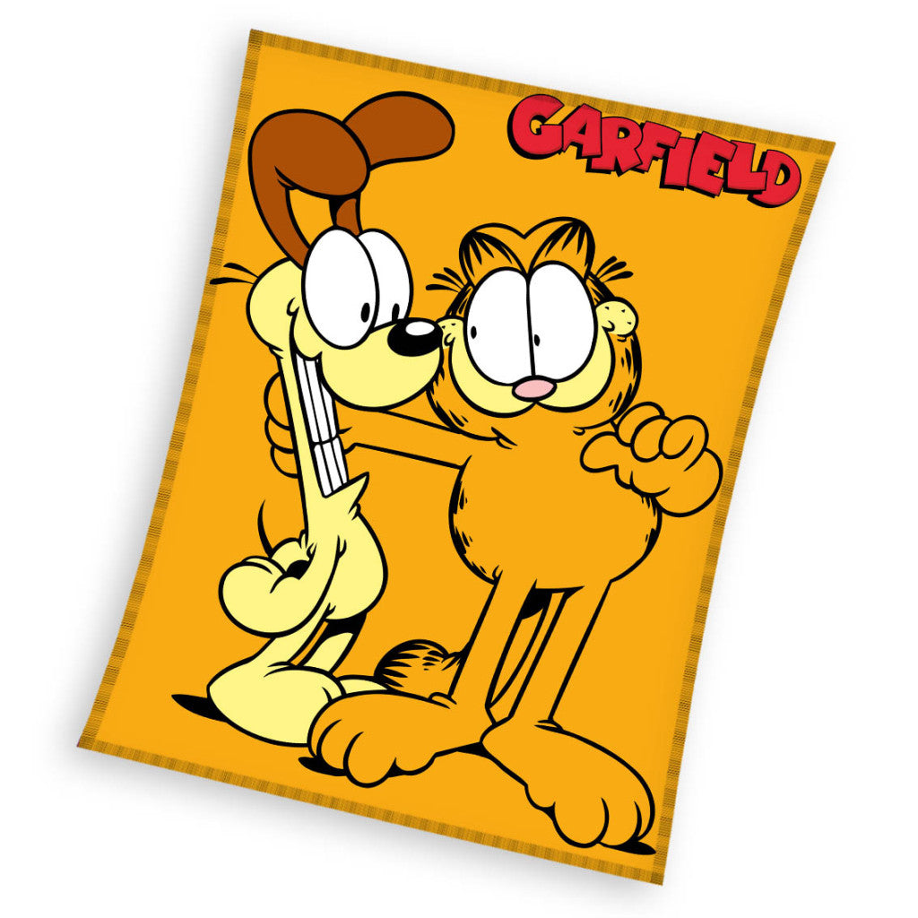 Garfield Lazy Days koraļļu flīsa sega 150x200cm