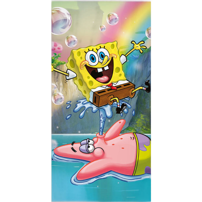 SpongeBob Paradise vannas dvielis, pludmales dvielis 70x140cm