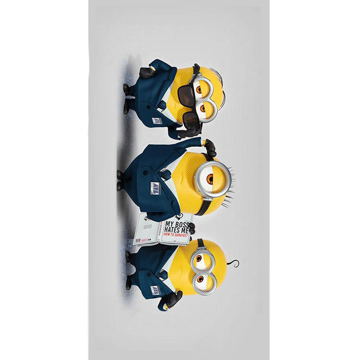 Minions Not-So-Secret Agents vannas dvielis, pludmales dvielis 70x140cm