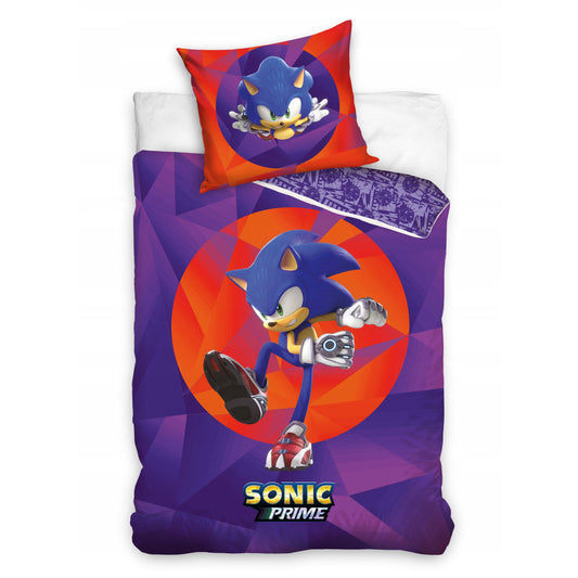 Sonic the Hedgehog violets gultasveļas komplekts 140√ó200cm, 70√ó90cm